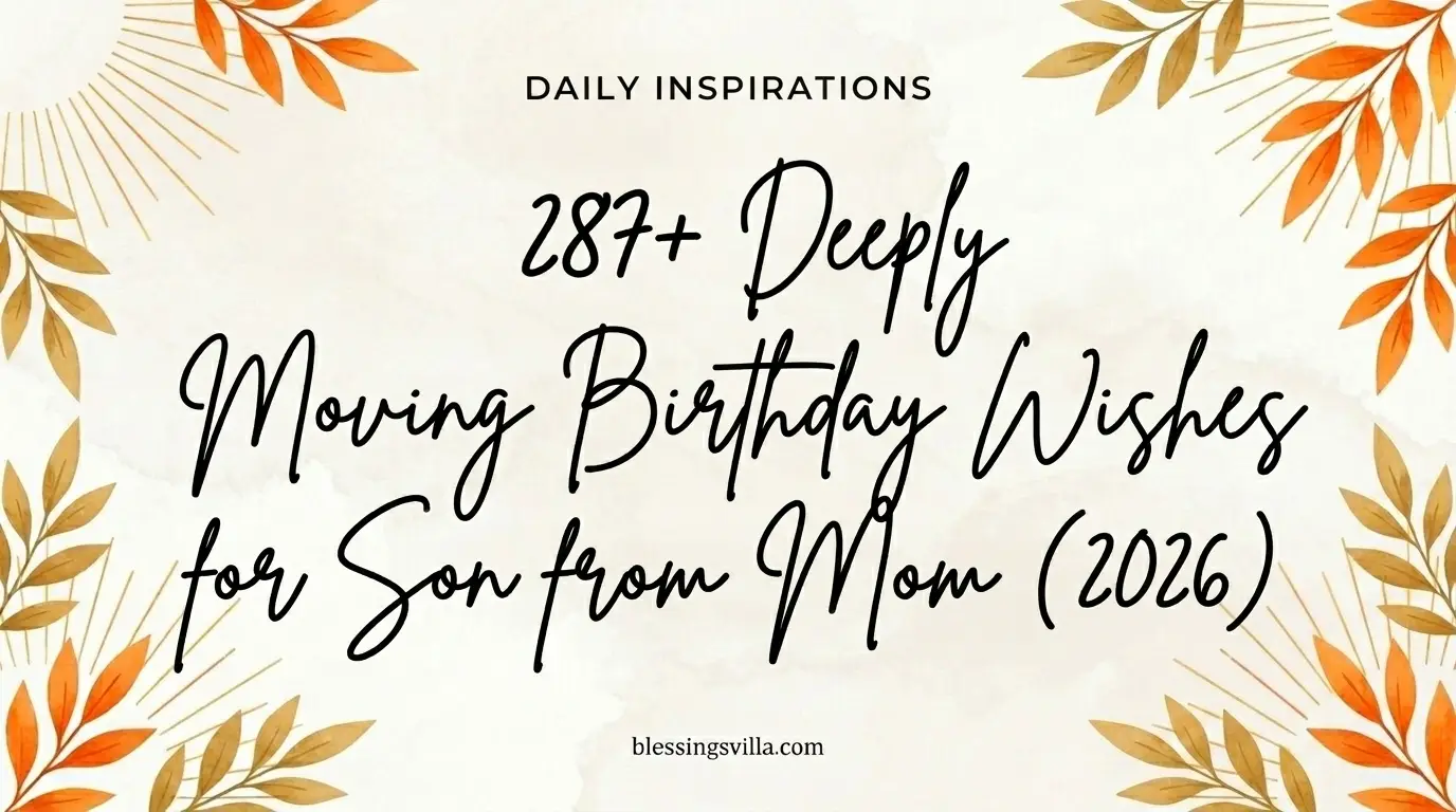 Birthday Wishes for Son from Mom