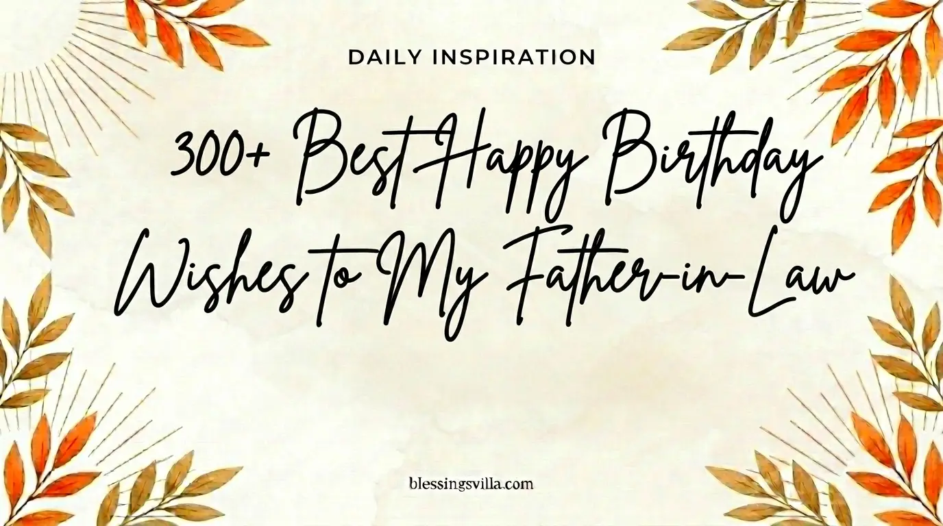 Best Happy Birthday Wishes to My Father-in-Law