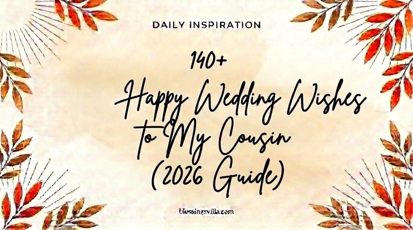 Happy Wedding Wishes to My Cousin