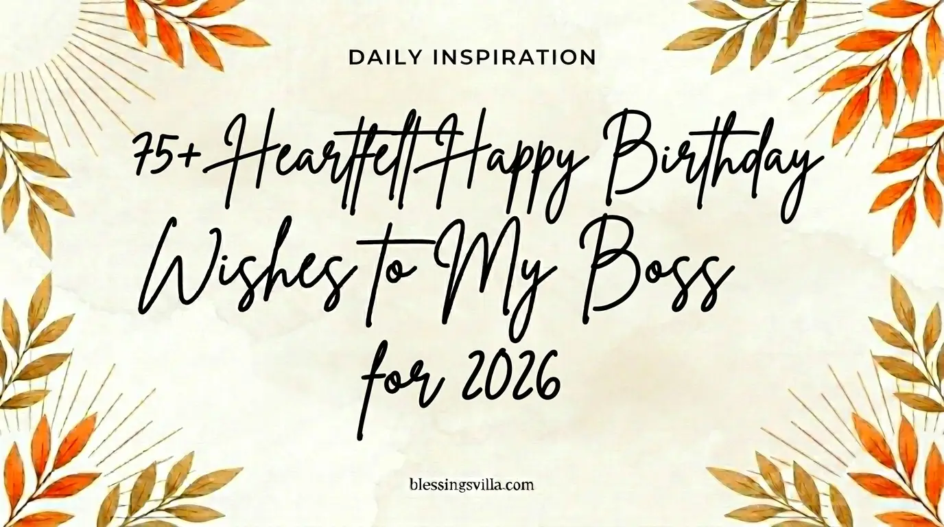 Happy Birthday Wishes to My Boss