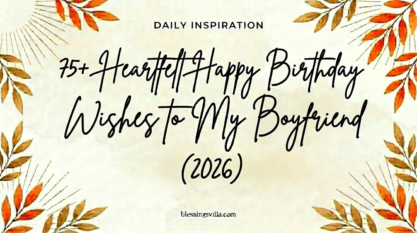 Happy Birthday Wishes to My Boyfriend